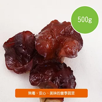 【陽光市集】鮮採黑木耳(500g/盒)