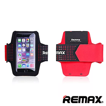Remax 5.5吋手機運動臂帶-男款L紅