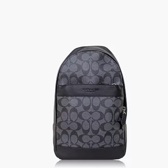 【COACH 旅行必備】PVC / 背包 / 後背包(小款)_黑色