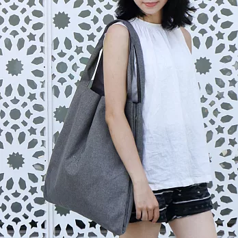 Bagcom B-Tote 雙層購物包-深情灰