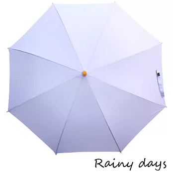 【Rainy days】維他命色系抗風防潑自動直傘(紫色)