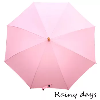 【Rainy days】維他命色系抗風防潑自動直傘(粉色)