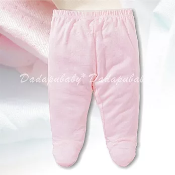 透氣包腳褲 新生兒 長褲 軟綿 織花 網眼 洞洞布 透氣 舒適 小褲 連腳褲3M粉紅色