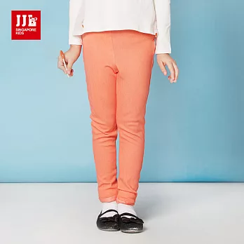 【JJLKIDS】高䠷女孩顯瘦內搭褲(海棠橙)105海棠橙