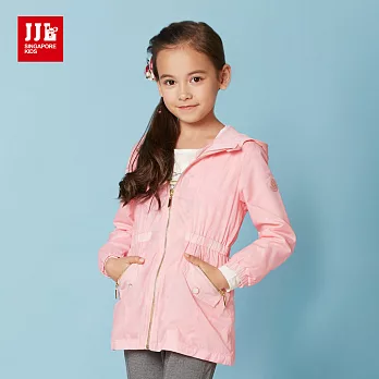 【JJLKIDS】貴族時尚防風外套(淺粉色)120淺粉色