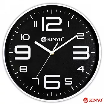 KINYO 369時尚靜音掛鐘(CL-122)