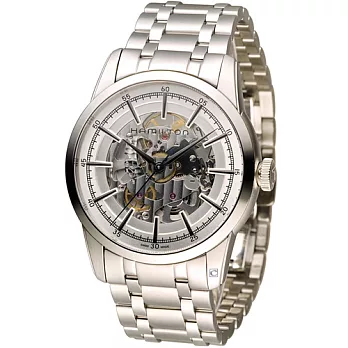 漢米爾頓 Hamilton 永恆經典鏤空腕錶 H40655151銀色