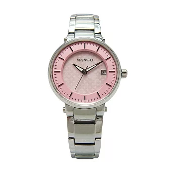 MANGO 星空下的約定時尚優質女性腕錶-粉紅色-MA6662L-11