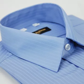 【金安德森】藍色易整燙窄版長袖襯衫15藍色