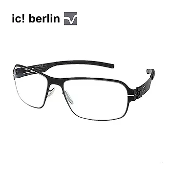 【ic!berlin 光學眼鏡】德國薄鋼-黑(124-BOLLESTR-BLACK)