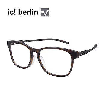 【ic!berlin 光學眼鏡】德國薄鋼-琥珀框(118 ONKEL-HAVA/BLACK)