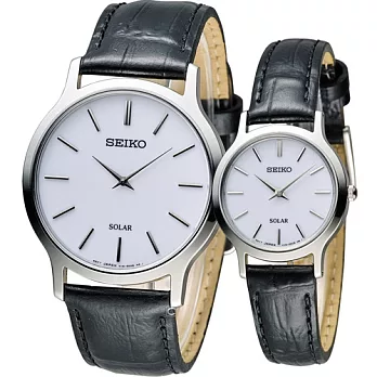 精工 SEIKO 永恆記憶太陽能對錶 V115-0BE0S V115-0BS0S 白