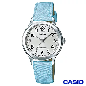 CASIO卡西歐 丹寧系列時尚腕錶 LTP-1390LB-7B1