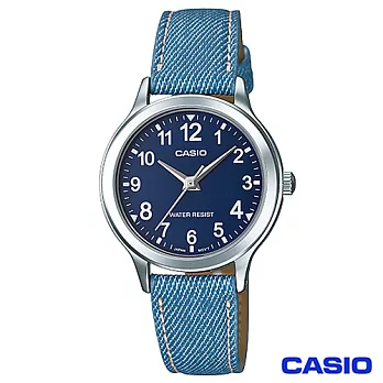 CASIO卡西歐 丹寧系列時尚腕錶 LTP-1390LB-2B