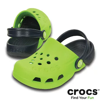 Crocs - 童 -小伊萊克托 -23翠綠/深藍色