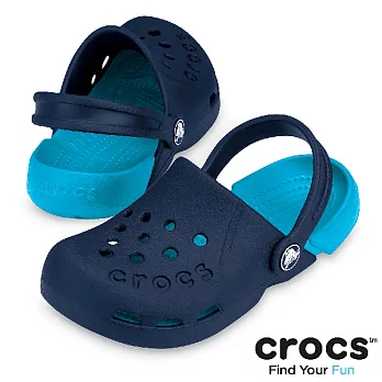 Crocs - 童 -小伊萊克托 -23深藍/電光藍色