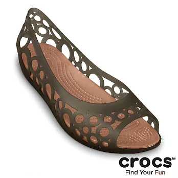 Crocs - 女性 - 阿德端娜輕便鞋 -35深咖啡/古銅色