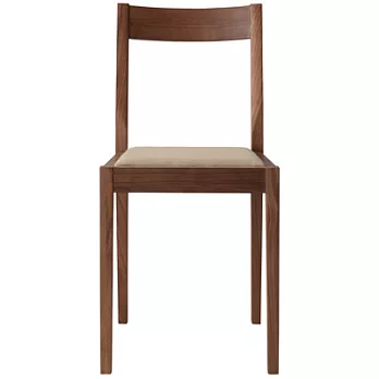 [MUJI無印良品]無垢材椅/胡桃木/布面座