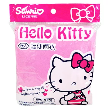 Hello Kitty成人輕便雨衣-12入組