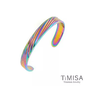TiMISA 《真藏精典 (極光)》純鈦手環