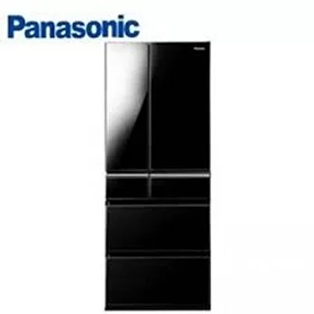 Panasonic 國際牌 608L 鏡面ECO NAVI六門變頻冰箱 NR-F610VX (X1鏡面黑) /全平面晶鑽鏡面