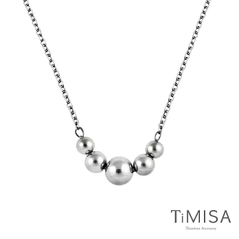 TiMISA《珠輝玉麗》純鈦項鍊(E)