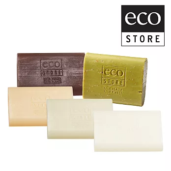 【ecostore】純淨香皂五件組(香草/檸檬草/純羊乳/甜椰子/麥蘆卡蜂蜜海藻)