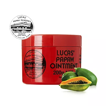 澳洲木瓜霜 Lucas Papaw Ointment 原裝進口正貨 (200g/瓶，共1入)