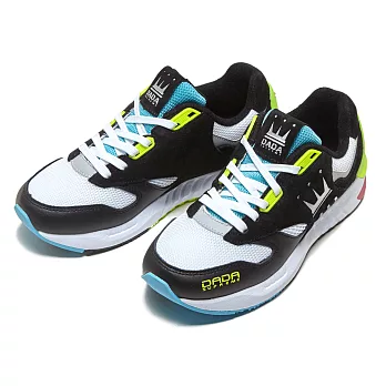 【DADA】女-PARKER 街頭百搭復古慢跑鞋(藍綠款-1161171002)6藍綠款