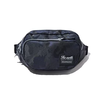 韓國包袋品牌 THE EARTH - J.Q WAIST BAG (Navy) SHADOW系列 腰包 (藍迷彩)