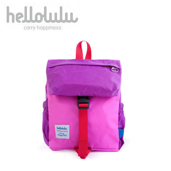 Hellolulu LINUS-Kids戶外型背包(紫/粉紅)