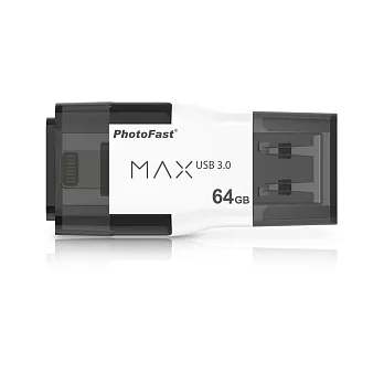 PhotoFast i-FlashDrive MAX GEN2 3.0 雙頭龍 64G iPhone/iPad隨身碟