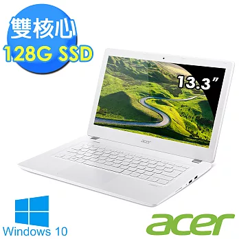 【Acer】V3 13.3吋《Win10_1.6KG》雙核心 輕薄筆電(V3-372-P1GH)★送4G記憶體