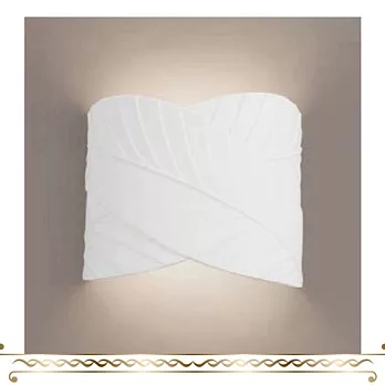 樹葉造型 素面白色壁燈 單顆 FT-32723