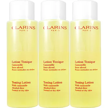 【即期品特賣】CLARINS 克蘭詩 洋甘菊化妝水(200ml)*3