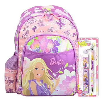 芭比Barbie 花開富貴書包文具組