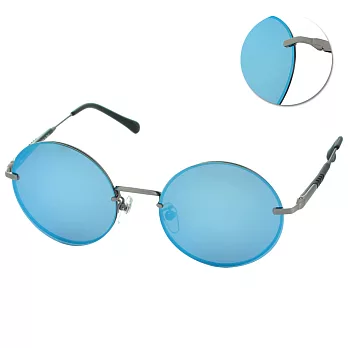 【HORIEN海儷恩】太陽眼鏡 復古圓框款(藍 #N6252-P01)