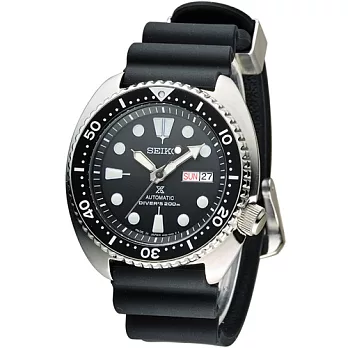 SEIKO PROSPEX 經典鮑魚型200M潛水自動機械錶 4R36-04Y0D SRP777J1 黑