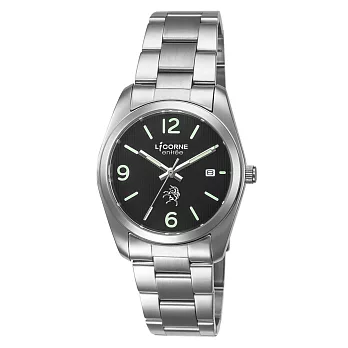 【LICORNE】恩萃 Entrée 簡約時尚設計都市腕錶 (黑 LT083BWBI)
