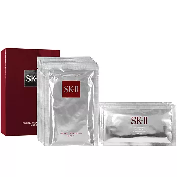 SK-Ⅱ 青春敷面膜(6入盒裝)+晶緻煥白深層修護面膜(無盒版)*3