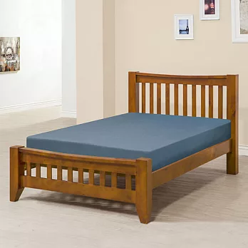 《Homelike》里恩床架組-單人3.5尺(不含床墊)淺胡桃色