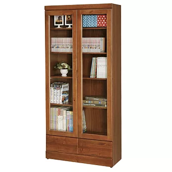 《Homelike》歐文柚木下抽書櫃柚木