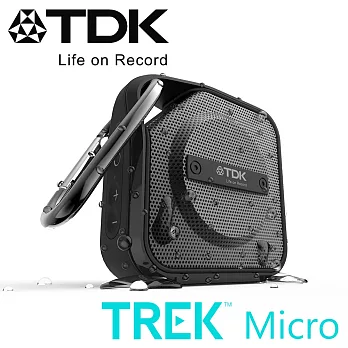 TDK TREK Micro A12 防水防塵隨身藍芽喇叭尊爵黑