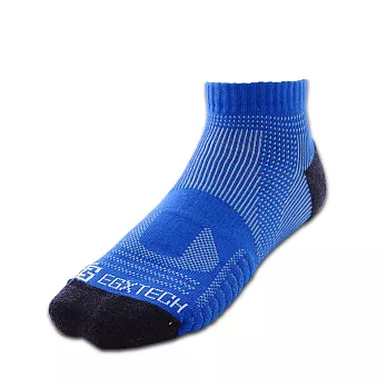EGXtech 短統多功8字繃運動襪(P81深海藍)M號2雙入M號
