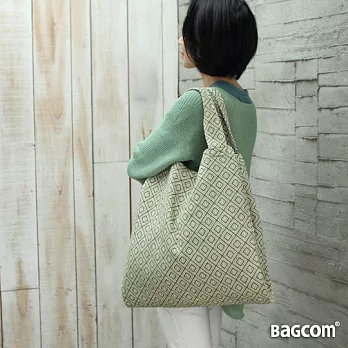 Bagcom Masaki B-Tote 雙層購物包-抹茶綠