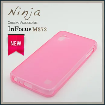 【東京御用Ninja】InFocus M372磨砂TPU清水保護套（透粉色）