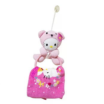 (福利品)Hello Kitty 絨毛掛環組