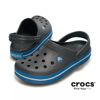 Crocs - 中性 - 卡駱班45炭灰/海藍色