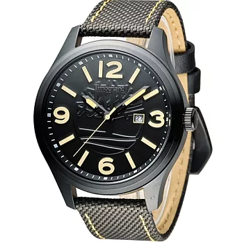 天伯嵐 Timberland 大錶徑個性潮流腕錶 TBL.14476JSB/02 墨
