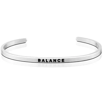 MANTRABAND BALANCE 銀色手環 完美平衡 附原廠盒